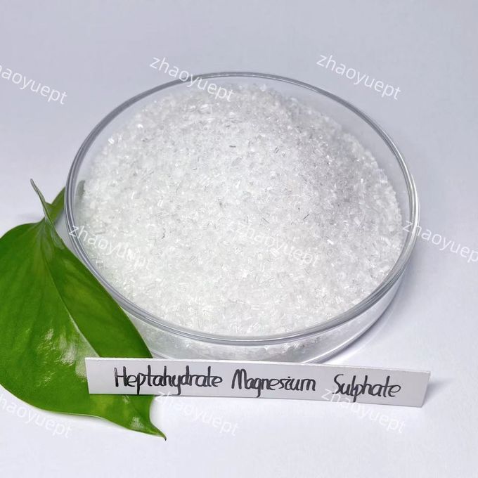 Anorganik Magnezyum Sülfat Heptahidrat 99% Min Kimyasal hammaddeler 0
